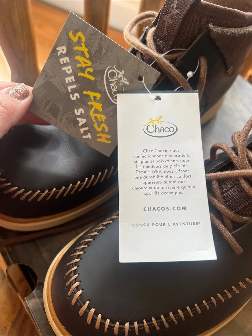 Chaco Men's Black and Brown Leather Chukka Boots
